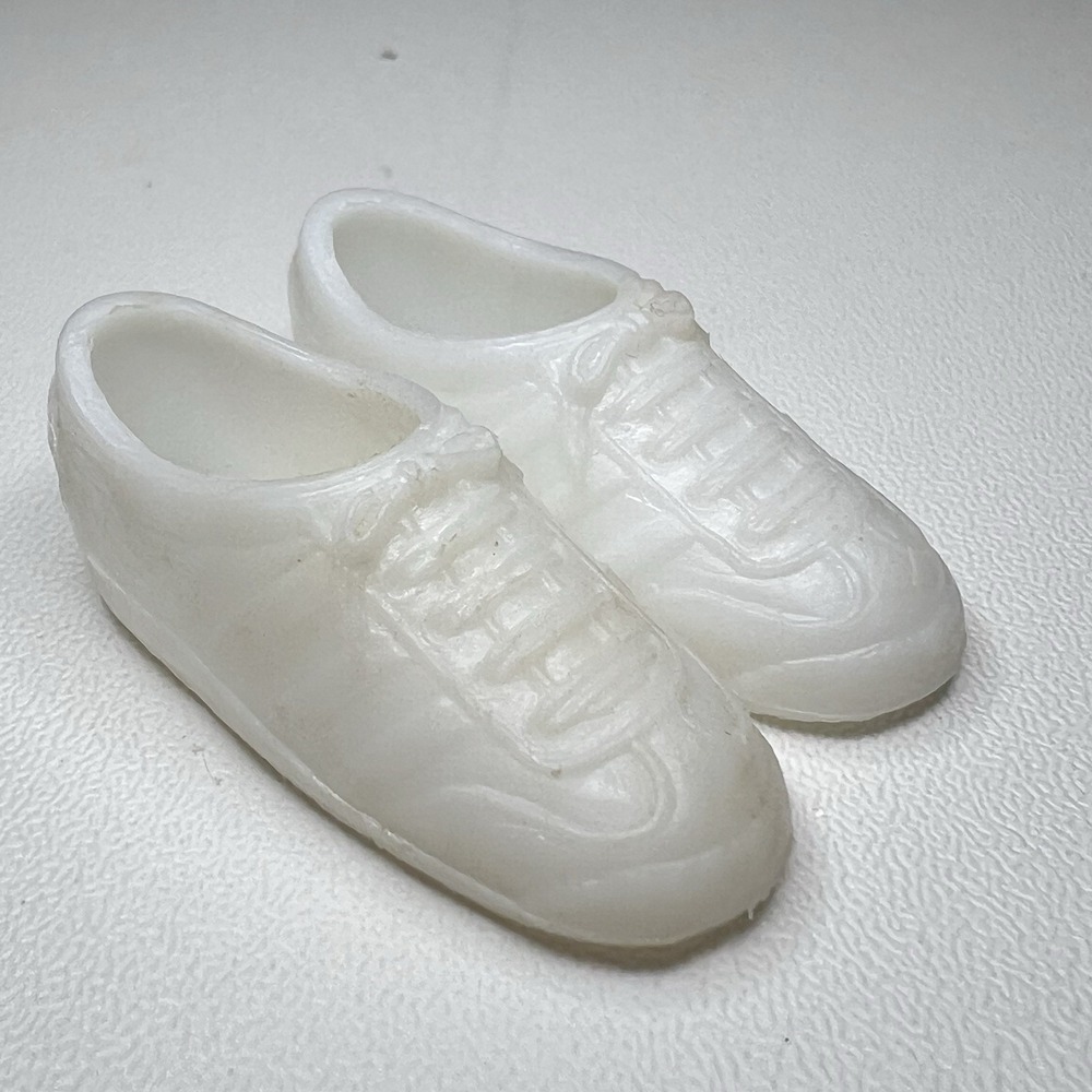vintage Mattel Ken doll white rubber tennis shoes